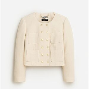 NWT J.Crew Double Breasted Lady Jacket in Italian Boiled Wool